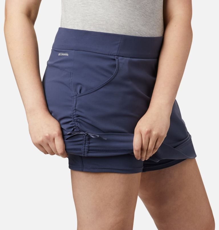 Women's Columbia Anytime Casual Skorts Navy | Plus Size CA-O3A46